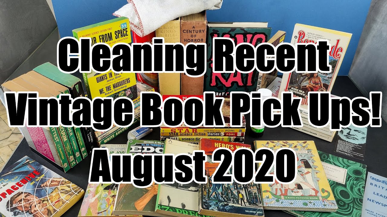 Недавняя уборка - Винтажные книги в мягкой обложке + Самовывоз книг - Август 2020!