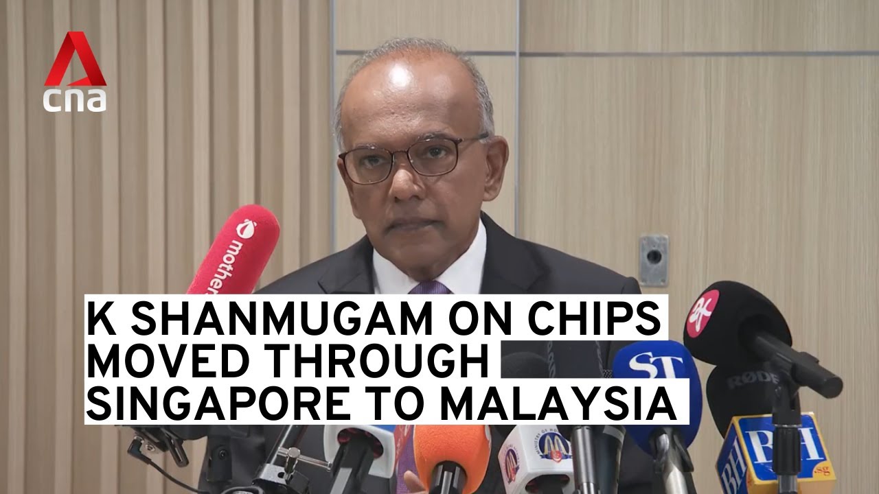 Chips moved through Singapore were embedded in servers: Law and Home Affairs Minister K Shanmugam