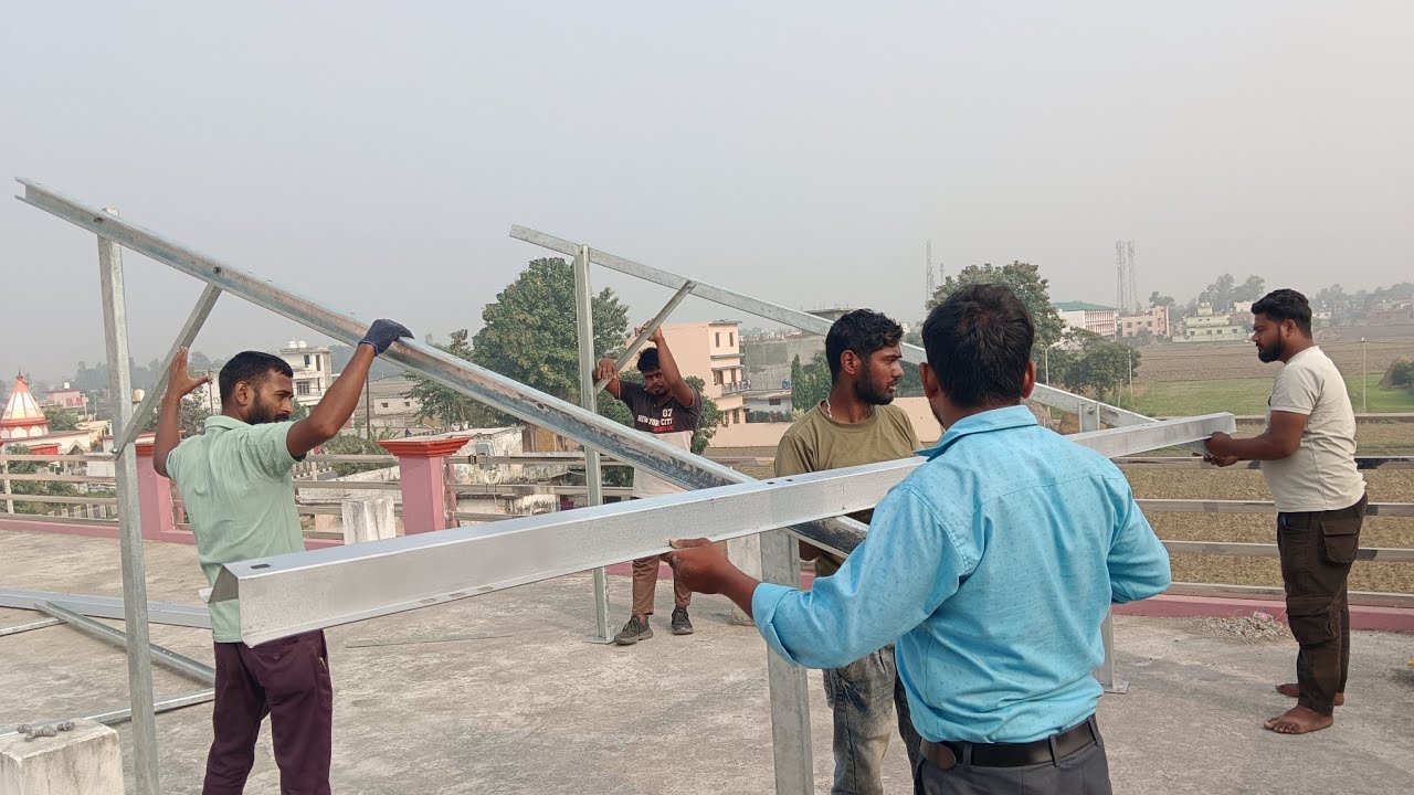 4kw Solar rooftop instolation site Jhankat (khatima)#uttrakhand#greenenergy#adanisolar#pmsurayghar