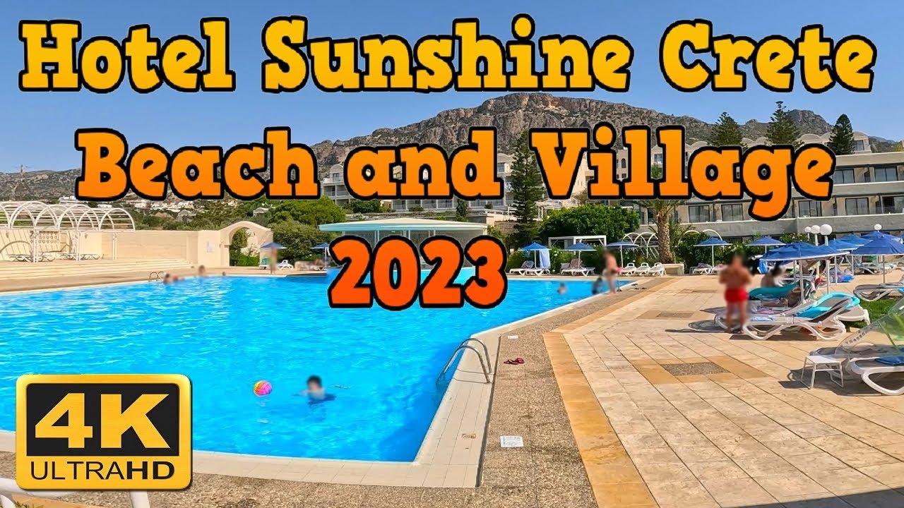 ☀️ Mare Blue (dawniej Sunshine Crete Beach & Village) 4K - Kreta Grecja | Część 1