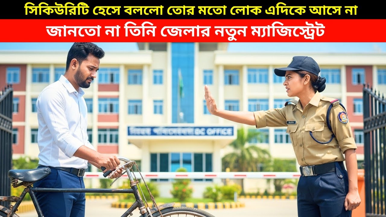 পুরানো সাইকেল দেখে গেটে আটকালো সিকিউরিটি