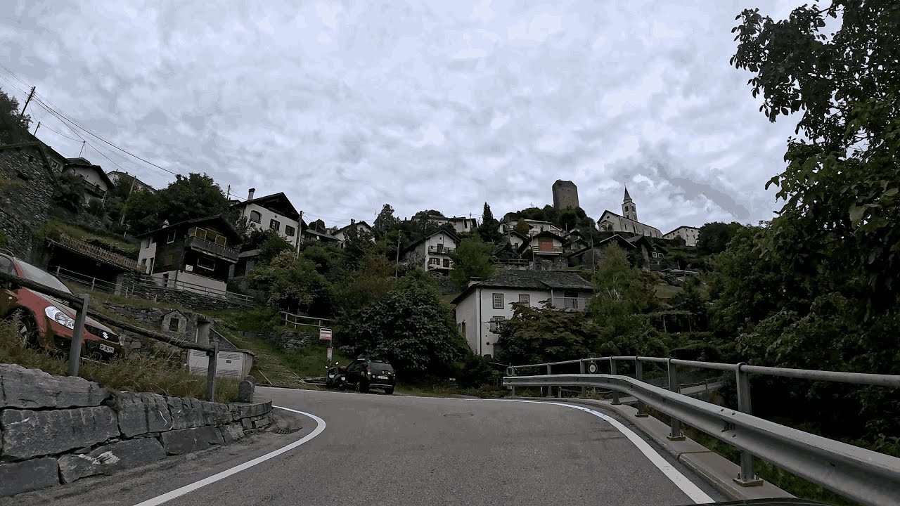 SVIZZERA 🇨🇭 -CANTONE GRIGIONI - VALLE CALANCA - Da Castaneda a Santa Maria