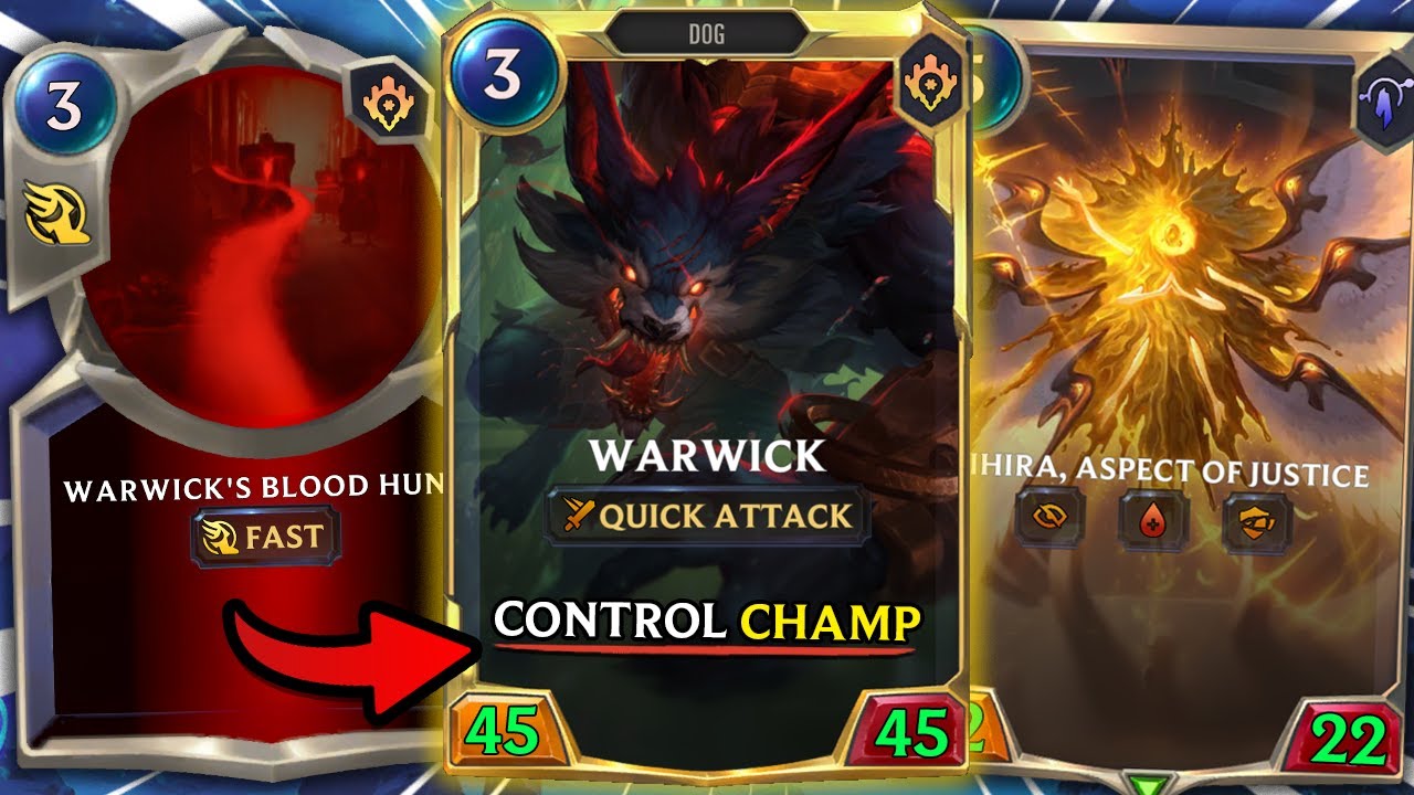 WARWICK Scales like CRAZY With This Build - Legends of Runeterra