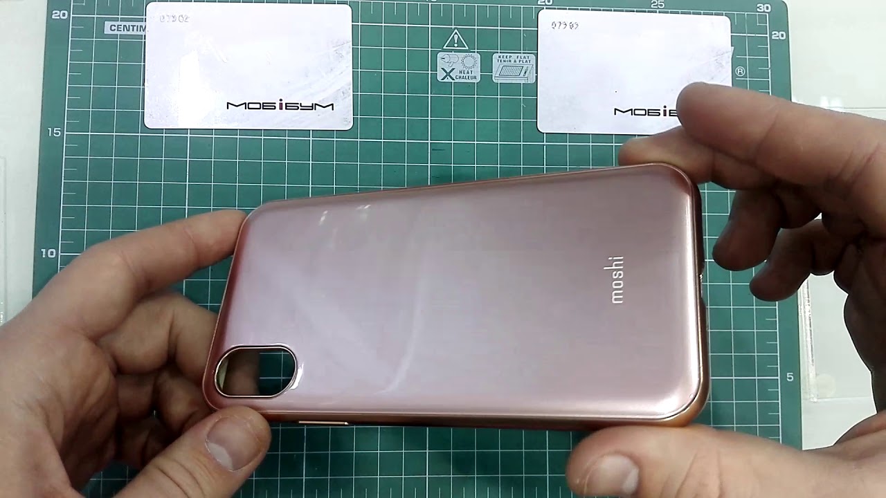 Чехол Moshi iGlaze Slim iPhone X taupe pink (99MO0101301) EAN/UPC: 4713057252549
