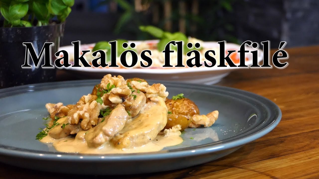Fantastisk fläskfilé med gorgonzola.