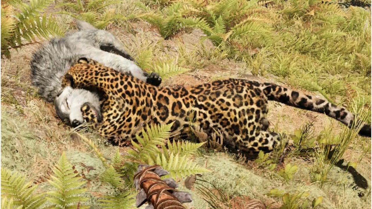 THE JAGUAR - All prey hunting animation in SLOW MOTION