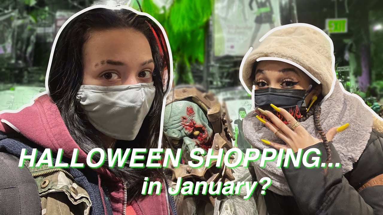 halloween in january? date vlog!