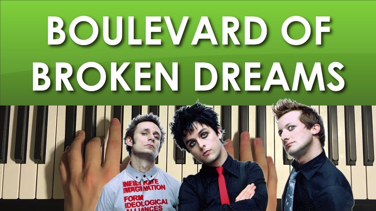 Green Day - Boulevard Of Broken Dreams (Piano Tutorial Lesson) - HOW TO PLAY