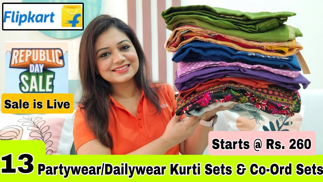 😃 Flipkart Huge 13 Kurta Sets, Kurtis, Dresses & Winter wear Haul Starting Rs. 260|❤️Flipkart Haul