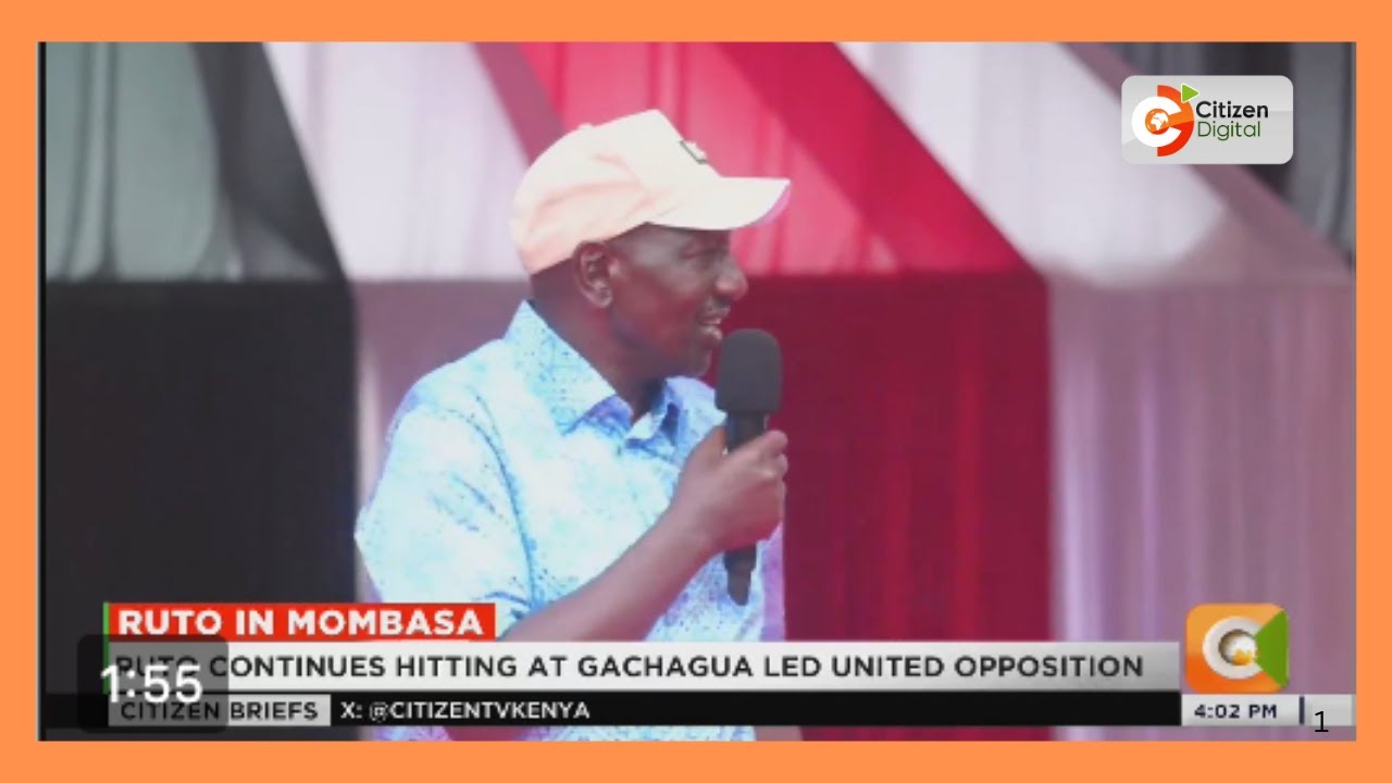 Ruto hits back at opposition critics, challenges them to offer alternatives