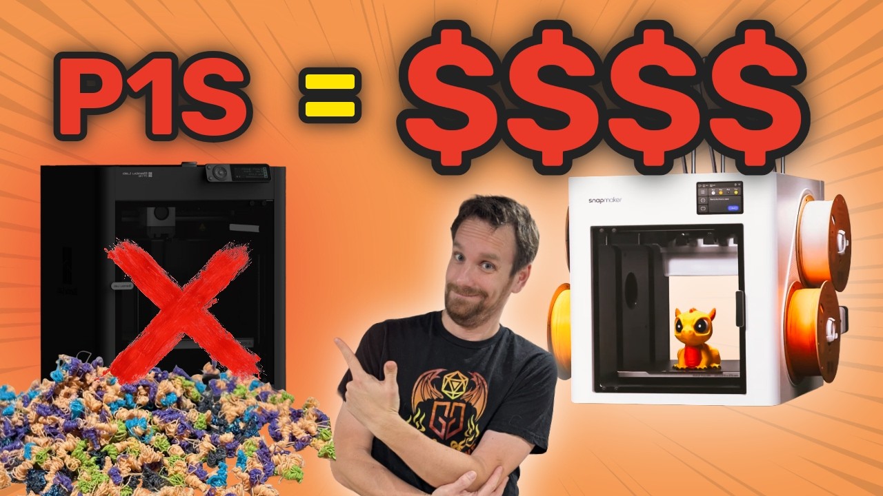 Snapmaker U1 vs P1S | WASTEFUL Reality Check