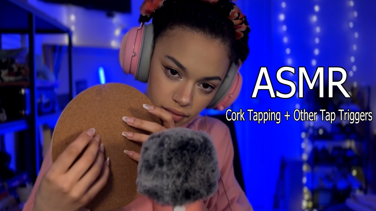 ASMR Cork Tapping & Other Tap Triggers To Help You Sleep *White Noise* 💤😴