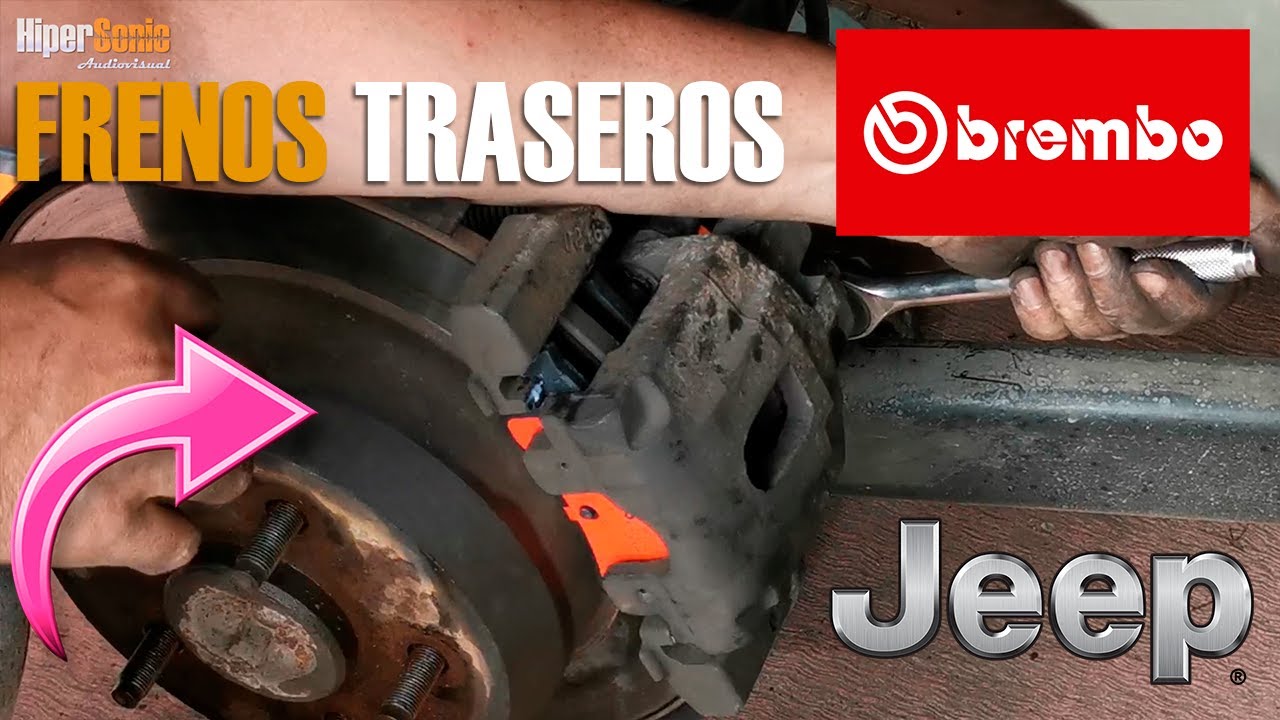Como cambiar balatas o pastillas de freno traseras | Jeep Grand Cherokee