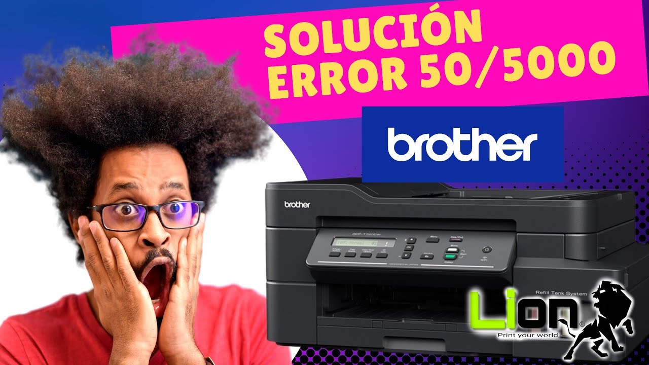 Solución error 50 /5000  brother impresoras y Multifuncionales