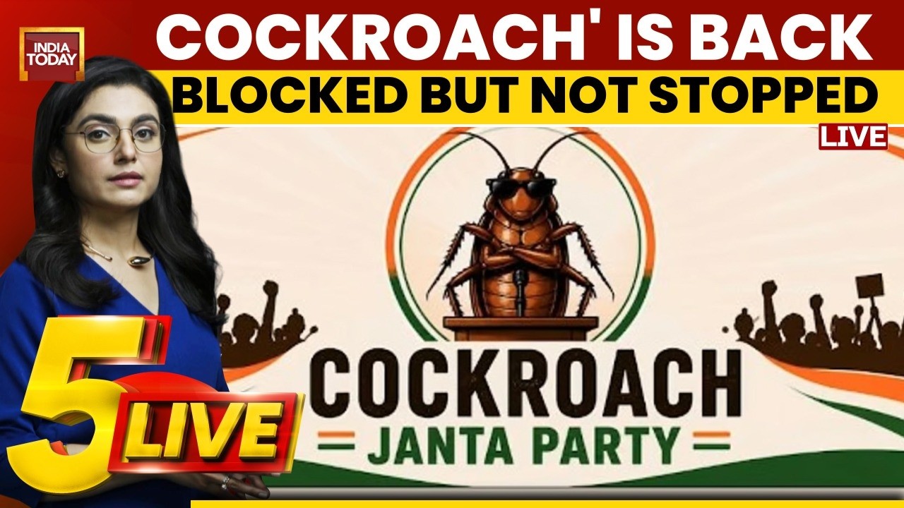 Cockroach Janta Party X Account is Back! CJP Instagram Account Overtakes BJP | India Today LIVE