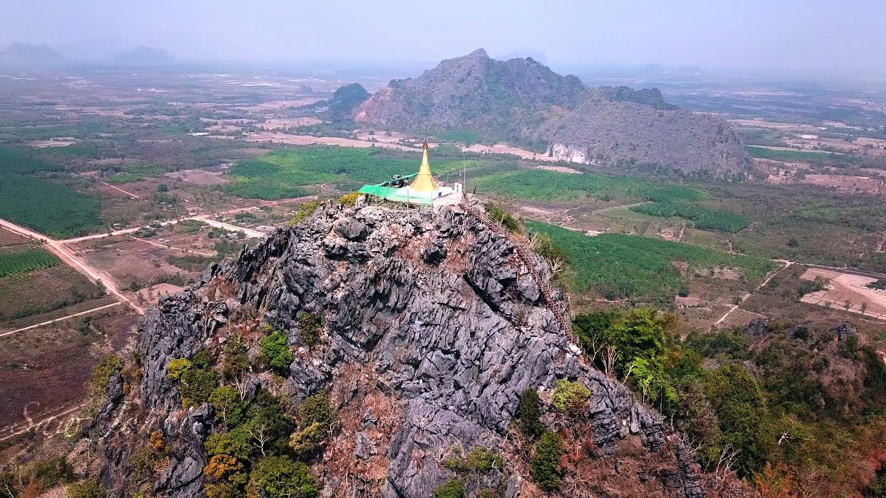 Taung Wine Mountain Hpan An | Kayin State | Myanmar Drone Video 4K