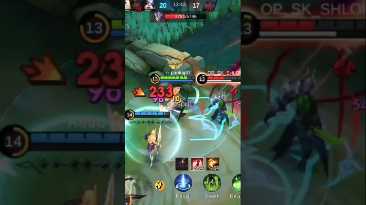 MOBILE LEGEND GAME PLAYING 
