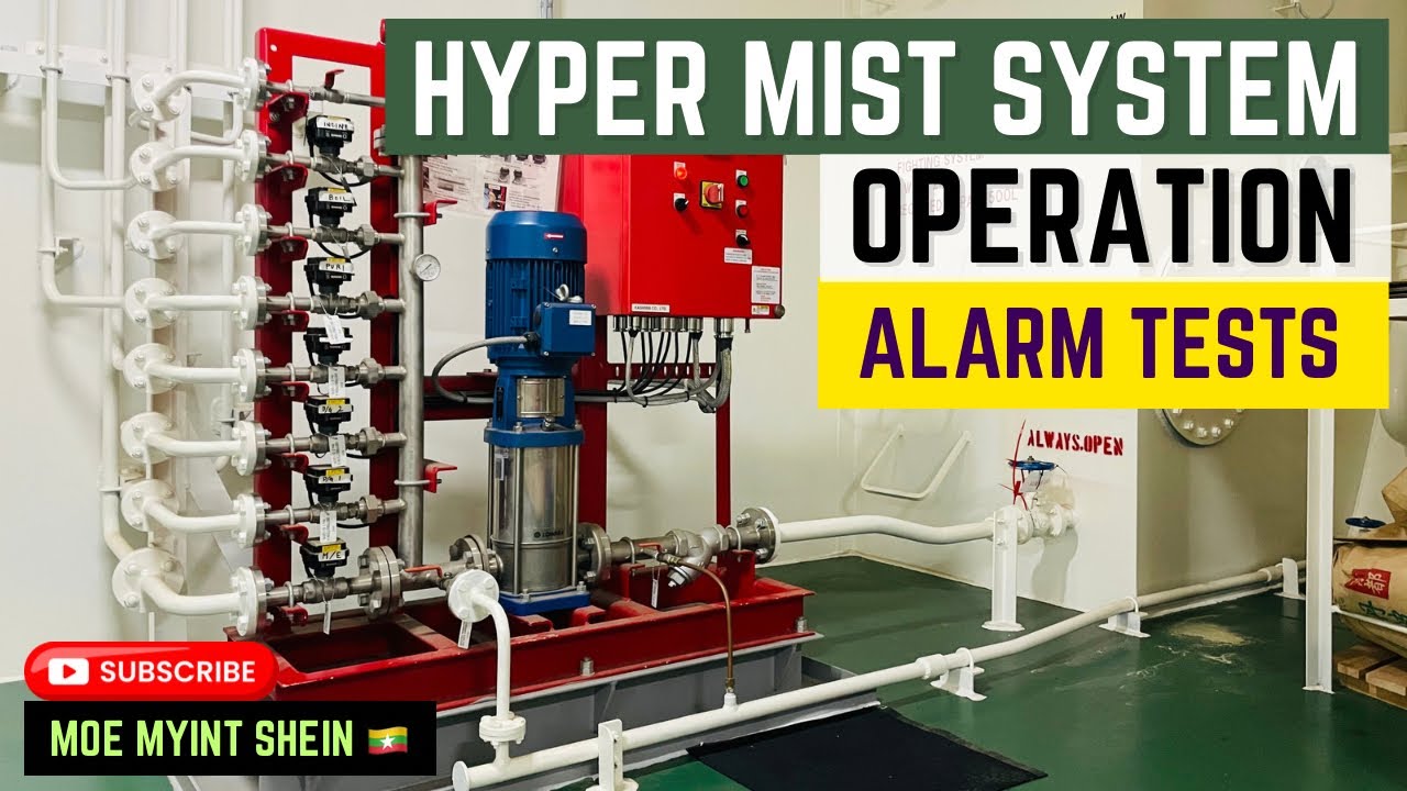 HYPER MIST SYSTEM | Engine Room Fire | Technical Vlog : 029