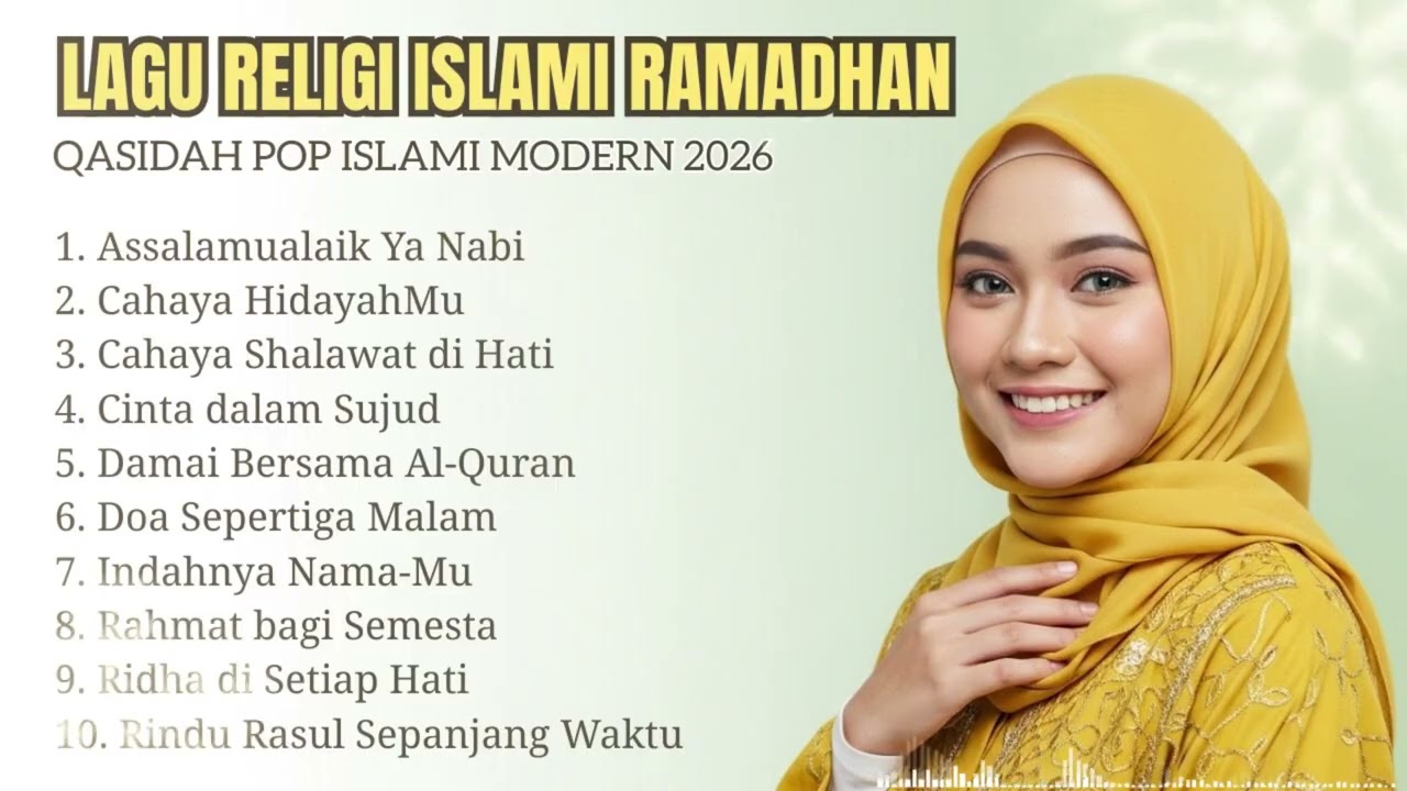 Kumpulan Lagu Islami Terbaru 2026 Qosidah Pop Ramadhan Hits Trending
