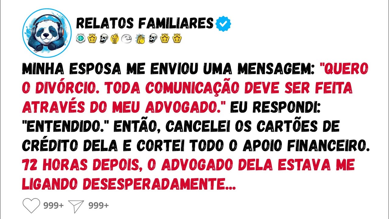 Minha esposa me enviou uma mensagem: 