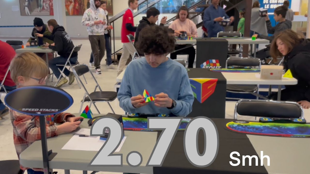 2.70 pyraminx PR average but I shake my head at every solve