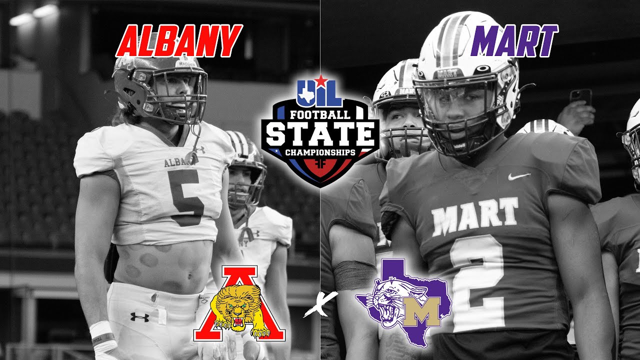 2A DII UIL STATE CHAMPIONSHIP Albany vs Mart | Texas High School Football Playoffs