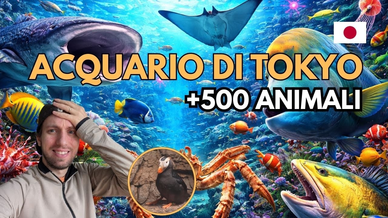 TUTTI gli ANIMALI che HO VISTO all'ACQUARIO di TOKYO