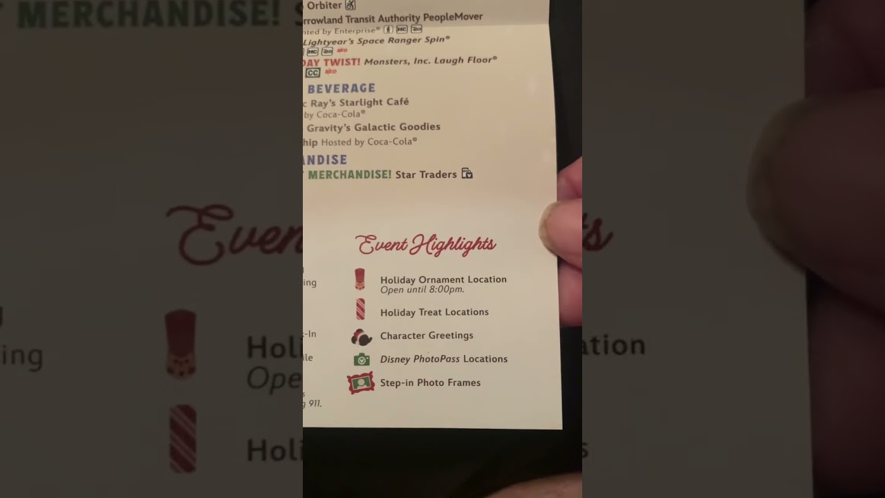 Mickey’s Vey Merry Christmas event map