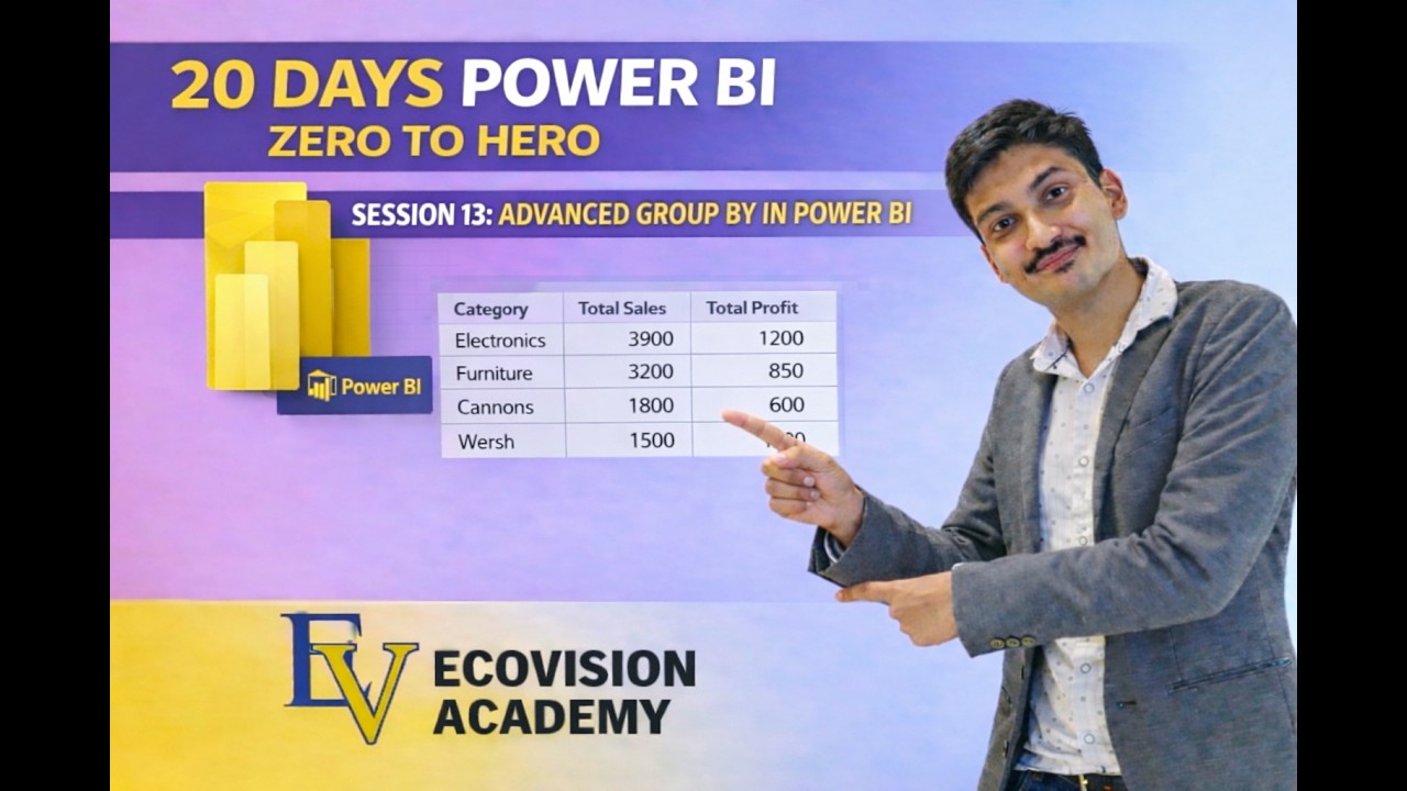 Power BI Session 13: Advanced Group By | 20 Days Power BI Zero to Hero 🚀