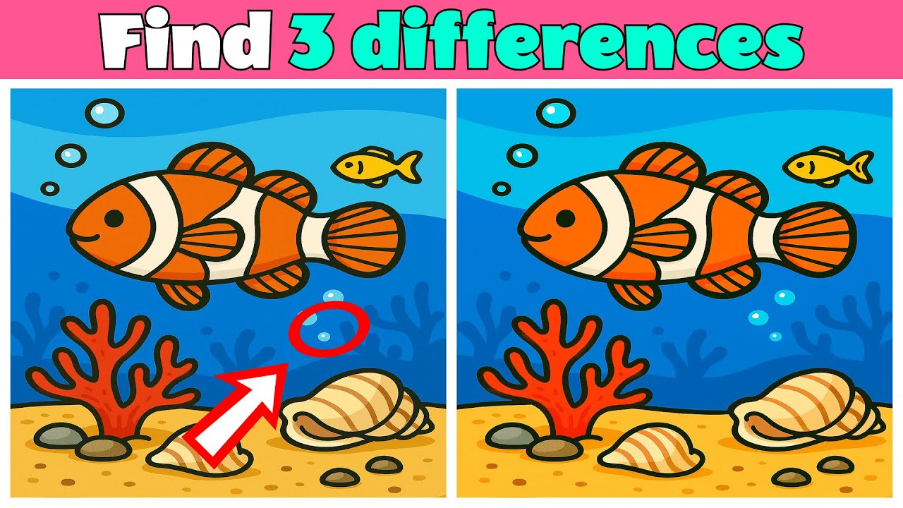 Spot The Difference: Test Your Attention Skills!