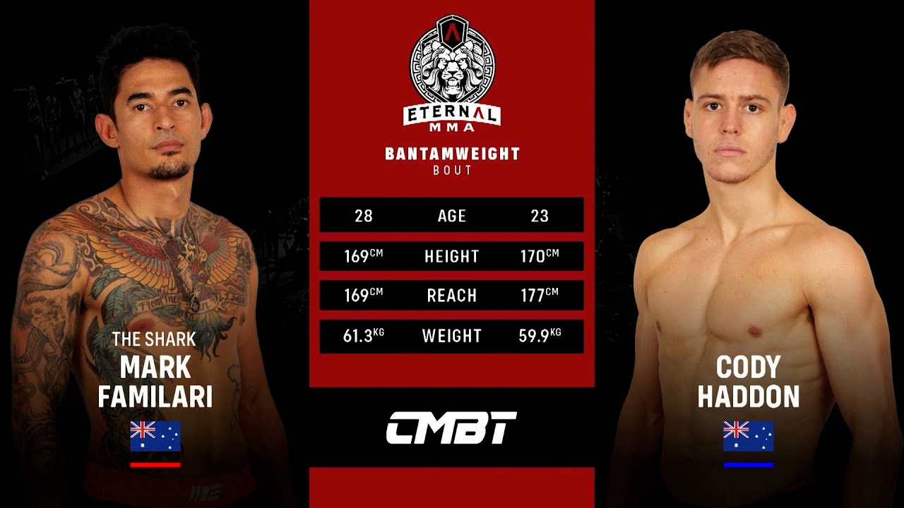 Eternal MMA 56 - Cody Haddon VS Mark Familiari - MMA Fight Video