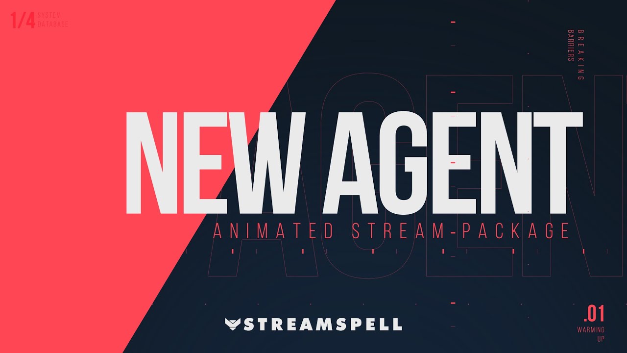 New Agent | Stream Overlay&nbsp;Package