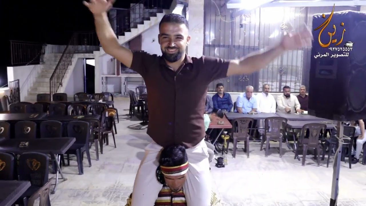 الفنان مصطفى حنانو مع فيديو الزين حفل زفاف العريس طارق سليمان بدوي ج2