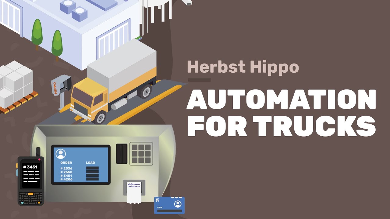 Herbst Hippo | Self Service Driver Kiosk | The Automation for Truck Drivers