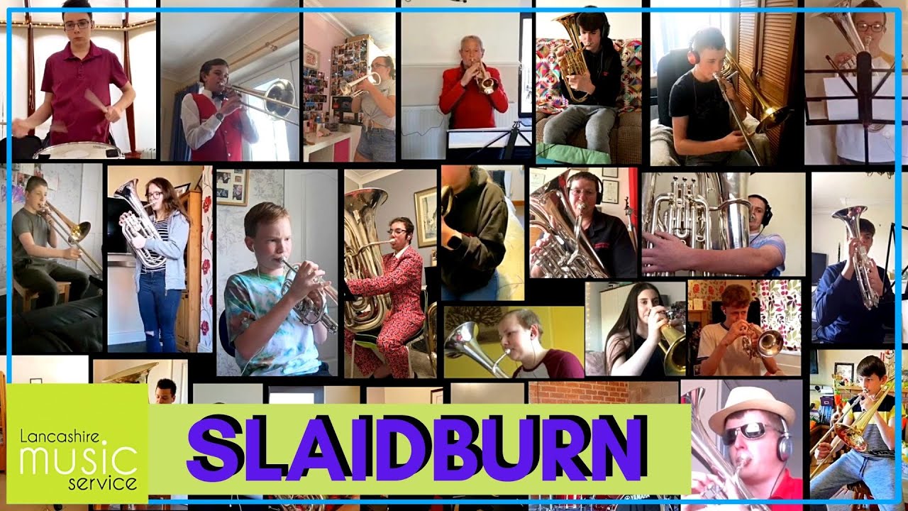 Lancashire Youth Brass Band (LYBB) perform the march 'Slaidburn'