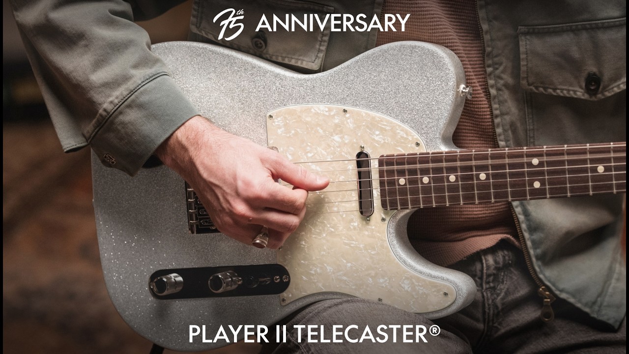 Представляем юбилейную модель Player II Telecaster, выпущенную к 75-летию компании Fender | Tele ...