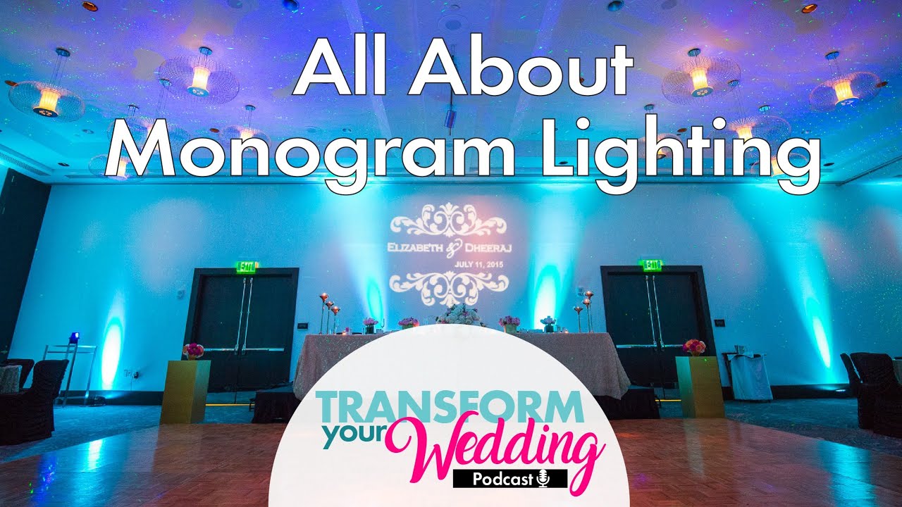 Personalize Your Wedding with Monogram Lighting!