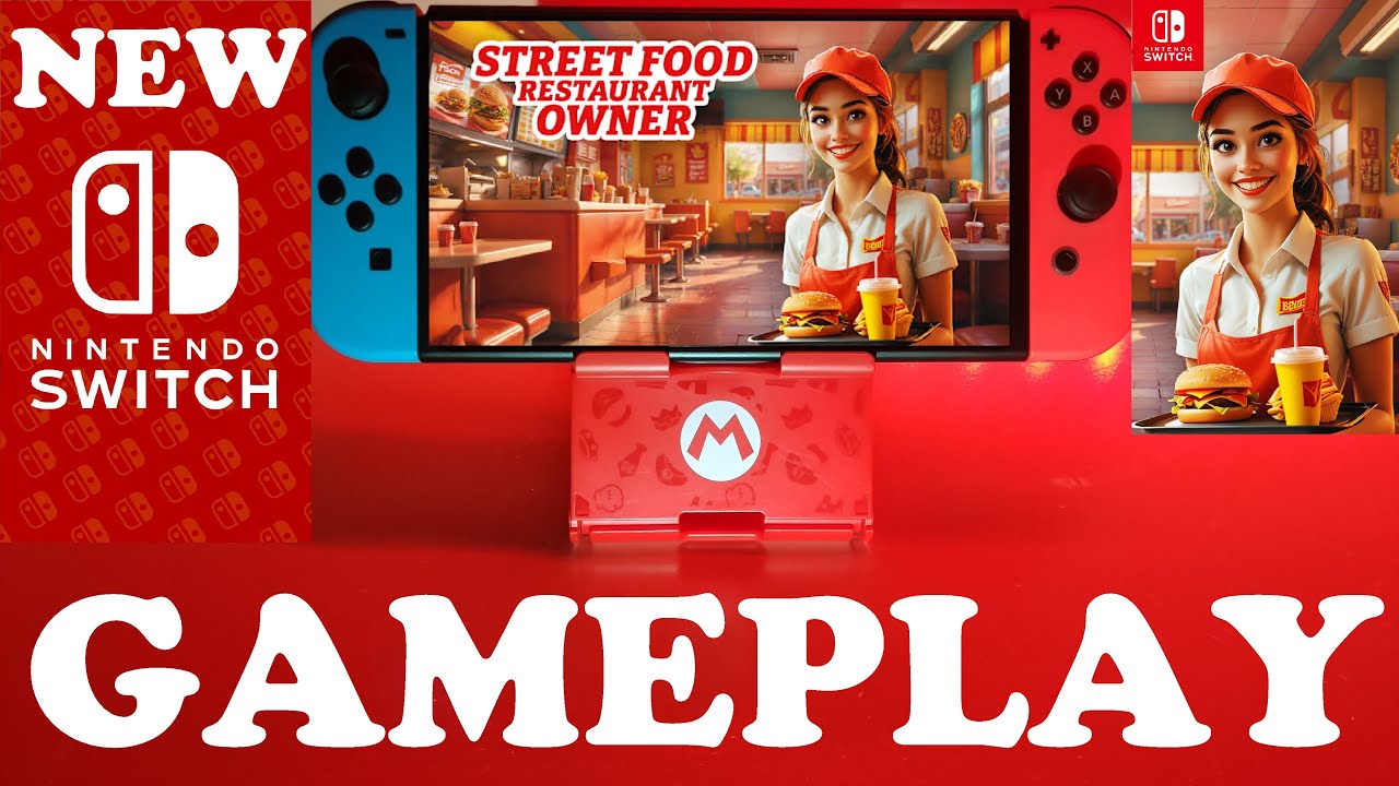 Street Food Restaurant Owner - New Release / Nintendo Switch Gameplay