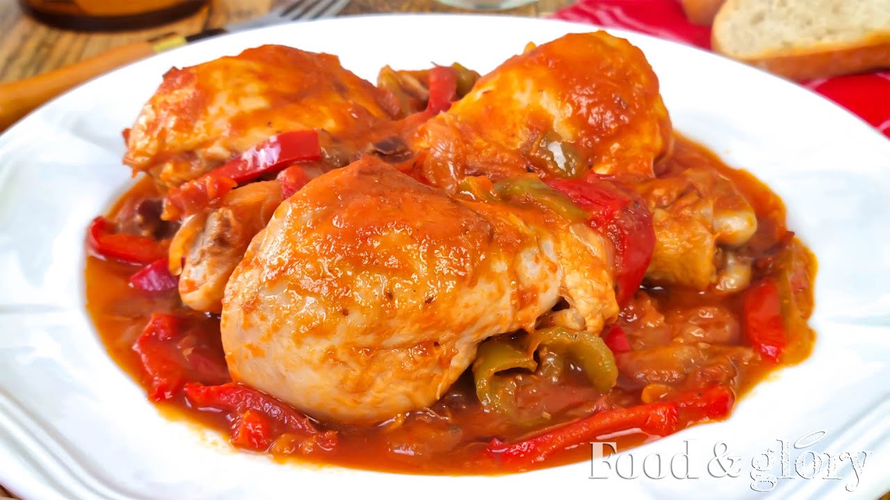 POLLO AL CHILINDRÓN ¡Está Para Chuparse Los Dedos!