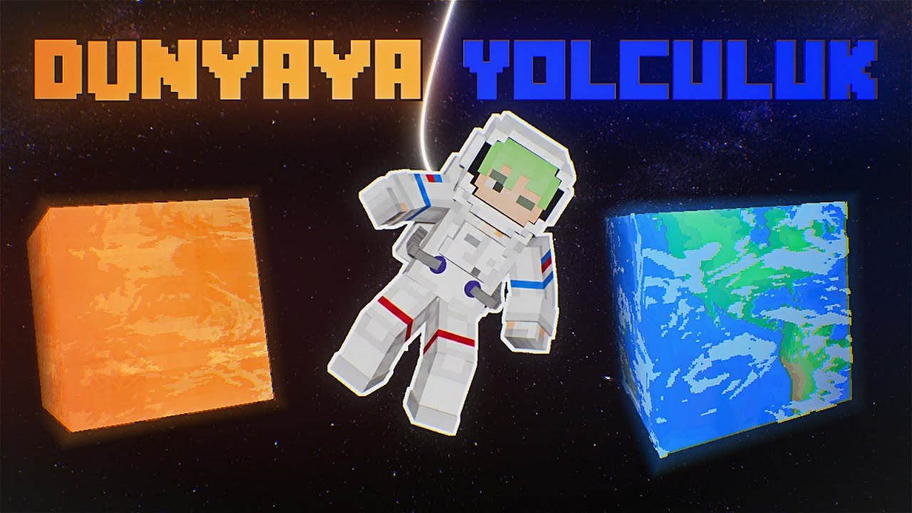 Minecraft'a Mars'ta Başlayıp Dünya'ya Gitmeye Çalışıyoruz!