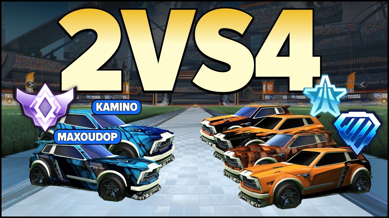 Un champion 3 tente le challenge | 2VS4 - S1E17