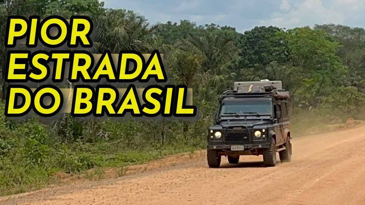 Atravessamos a BR319 com nosso mini motorhome