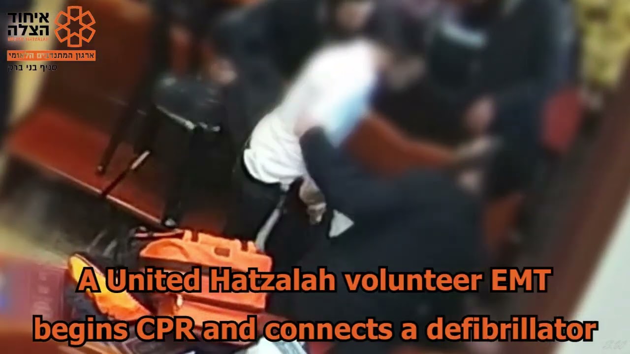 Quick Action by United Hatzalah EMTs Saved The Life Of 35-Year-Old Who Suffered a Cardiac Arrest