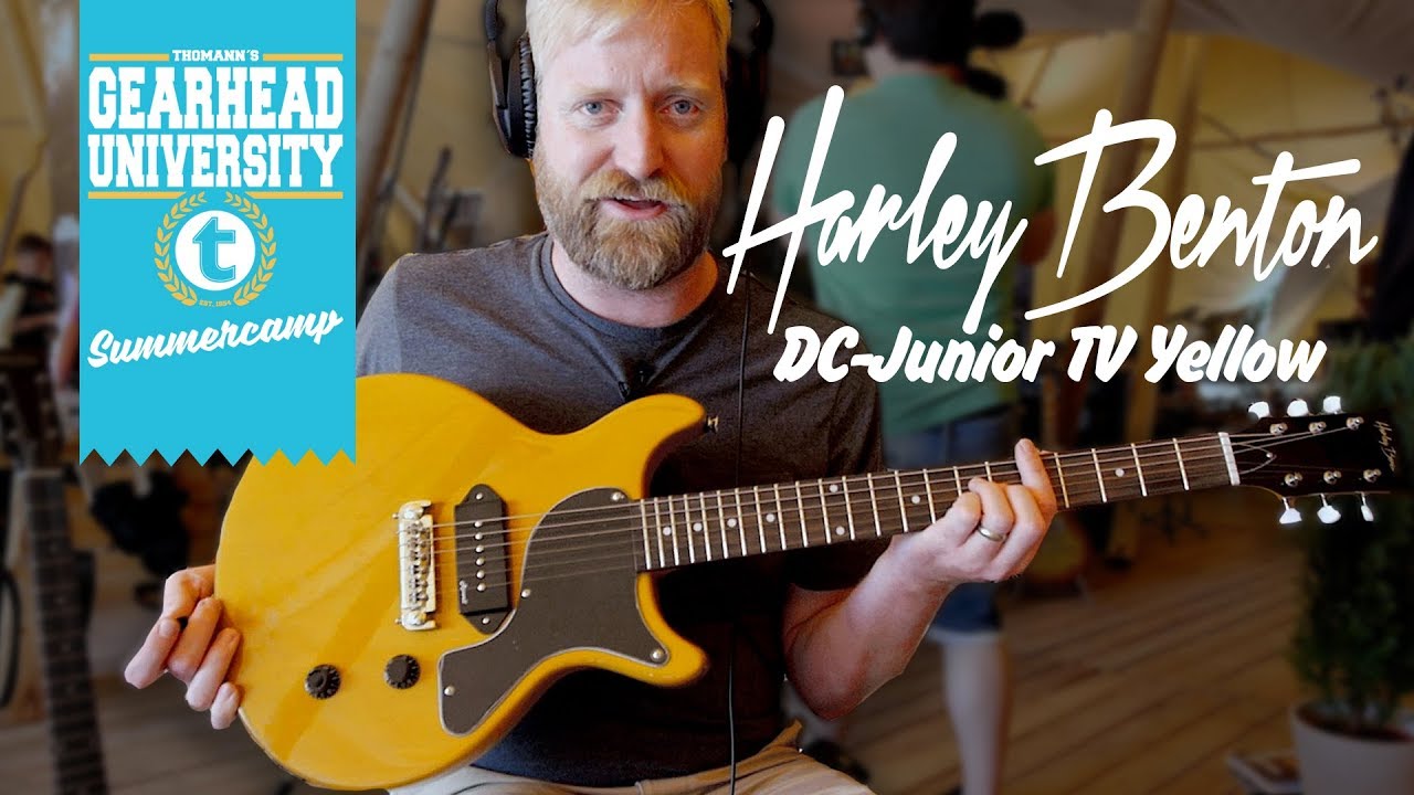 Harley Benton DC-Junior TV Yellow — первые впечатления от Thomanns Gearhead University 2019 #tgu19