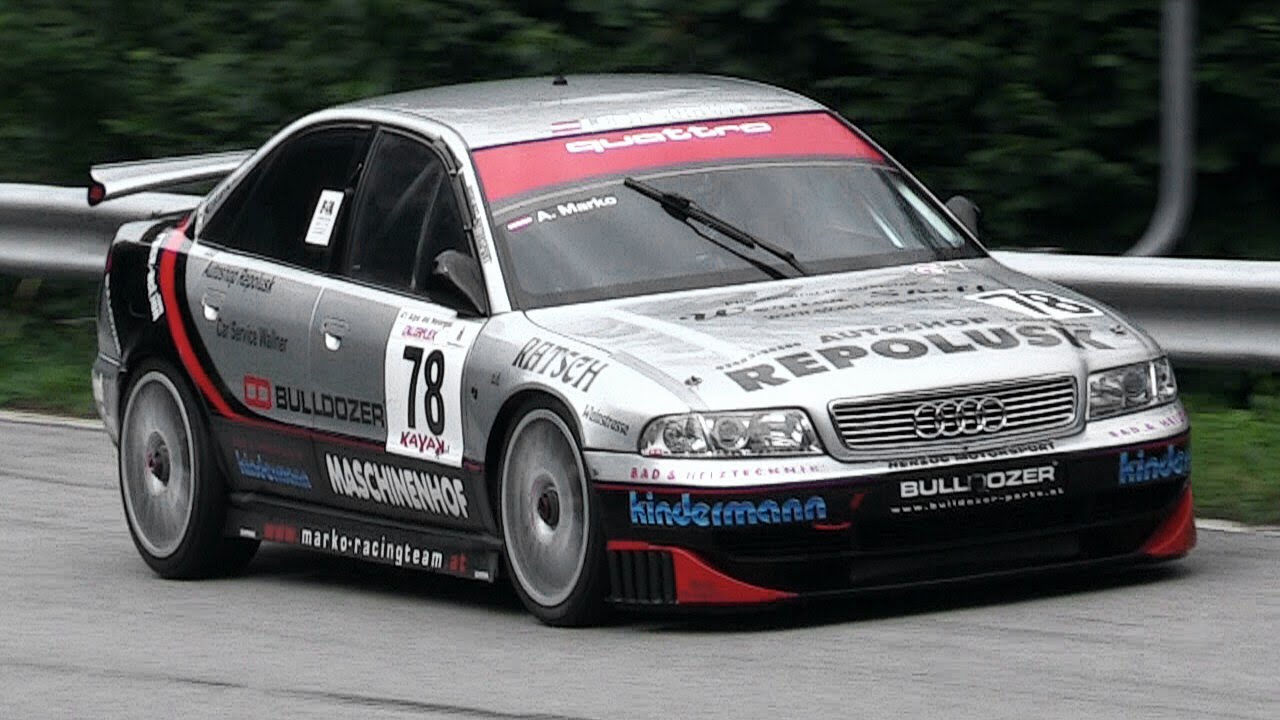 Audi A4 (B5) STW In Action On Hillclimb with Its Lovely Intake Sound!!