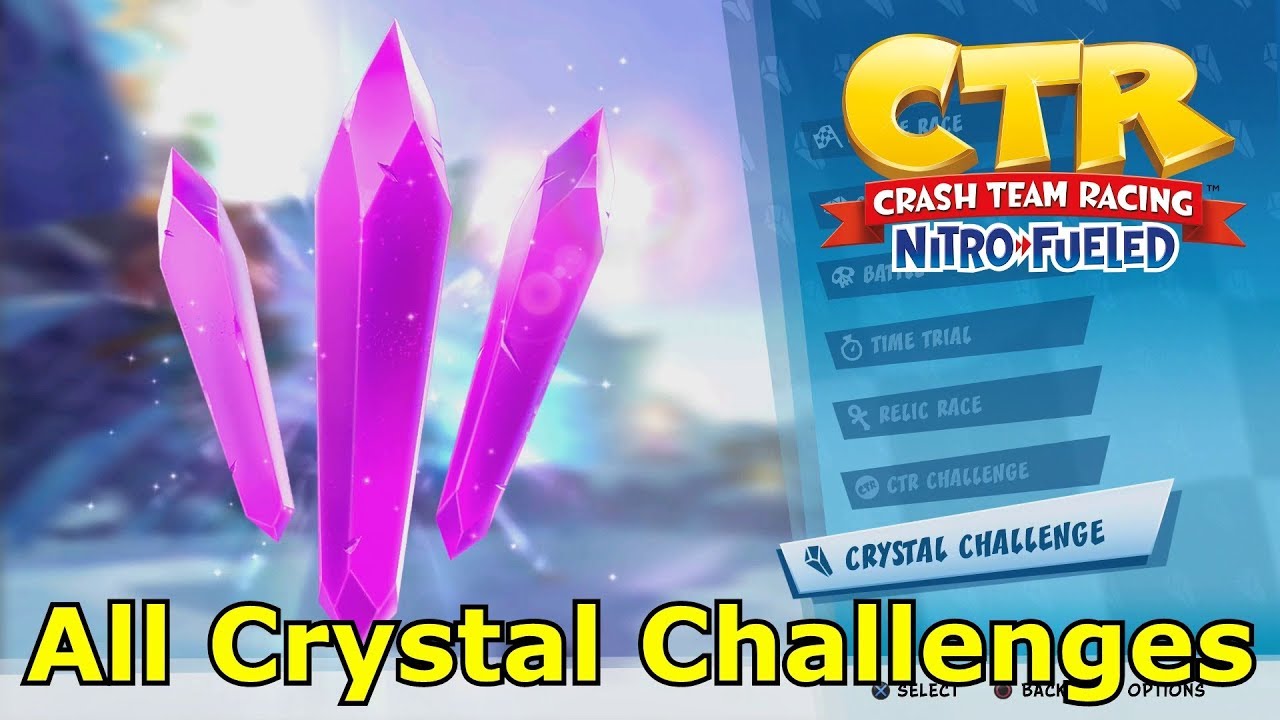 Crash Team Racing Nitro Fueled - All Crystal Challenges