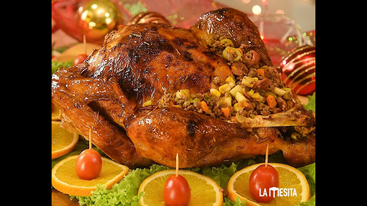 Haciendo Pavita Rellena en La Mesita (receta para navidad)