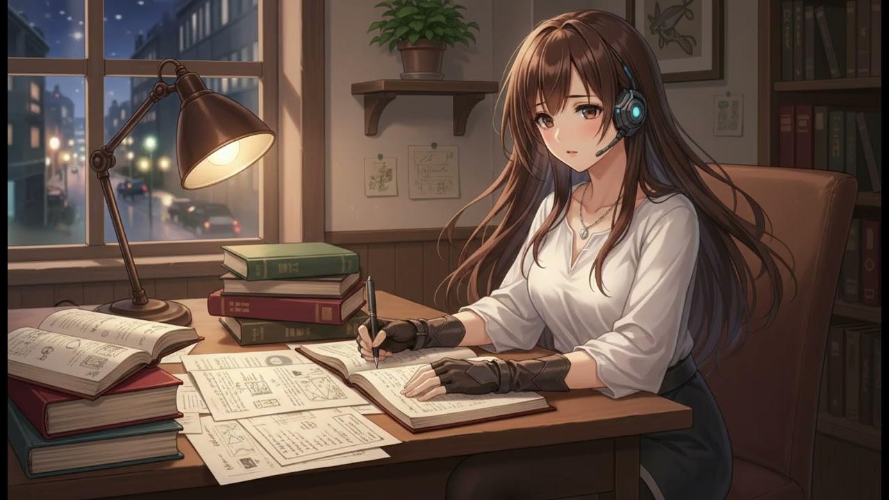 6. Deep Focus Mode 📚 Calm Anime Background Music for Work & Productivity