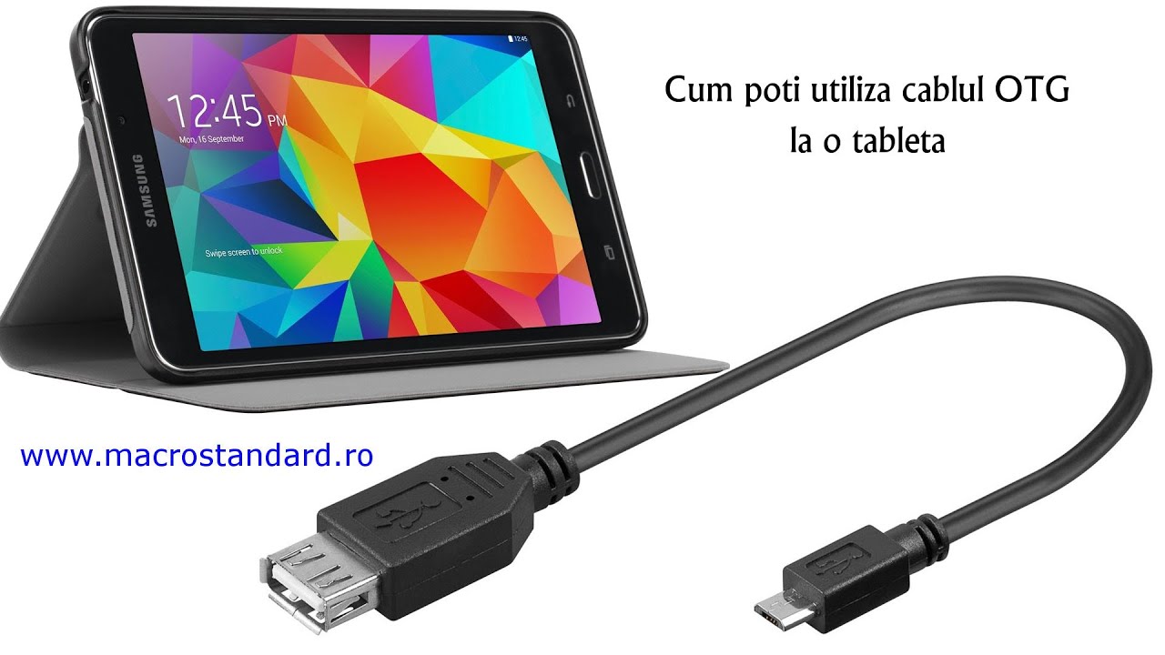 Cum poti utiliza un cablu OTG la tableta sau telefon