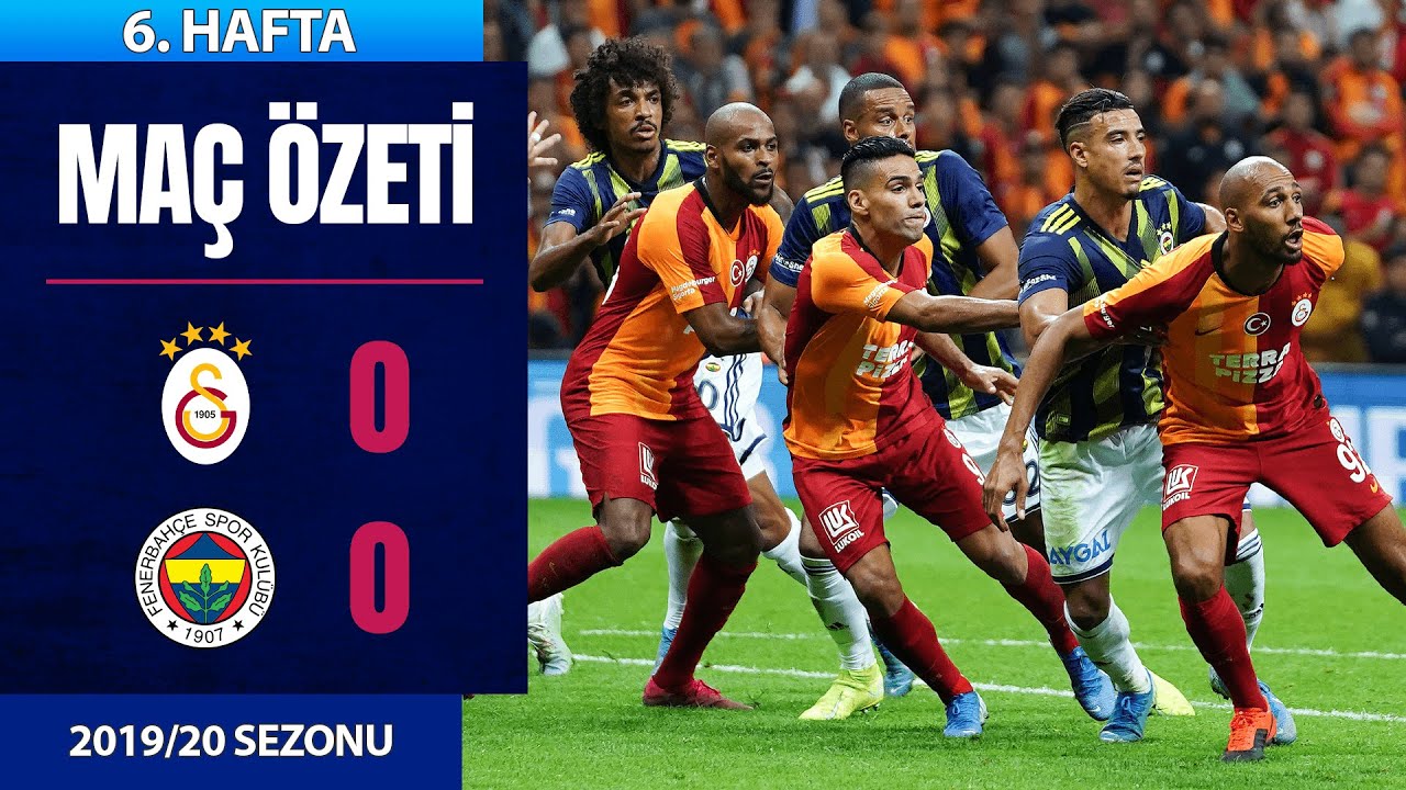ÖZET: Galatasaray 0-0 Fenerbahçe | 6. Hafta - 2019/20